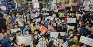 అశోక్ నగర్‌లో గ్రూప్స్ అభ్యర్థుల నిరసన || Groups Candidates Protest Ashok Nagar